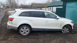 Немного ЗАСТРЯЛИ на AUDI Q7 3.0 TDI (CRCA) QUATTRO! OFF-ROAD?