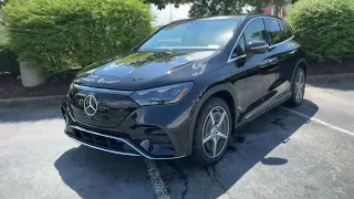 (4K) Back Up a $95,000 EQE SUV -  NO HANDS, and Charge it for My FIRST TIME! #mercedesbenz #eqe 🌸