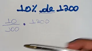 10% de 1200 - Porcentagem - Como calcular?