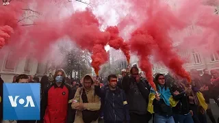 Thousands in Kyiv Protest Zelenskiy's Plan For Local Elections in Eastern Ukraine