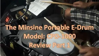 Minsine Table Top Electronic Drum Set - Unboxing And Review