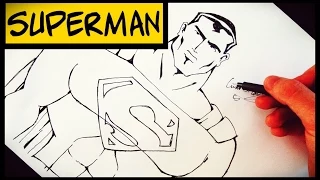 Como Desenhar o Superman [JLH] - (How to Draw Superman) - SLAY DESENHOS #92