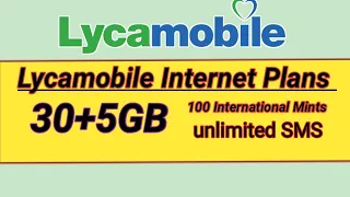 Lyca mobile data Plans | Lycamobile  New sim card plans | lycamobile internet