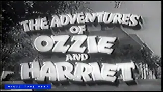 WOC Tape 0887 "The Adventures of Ozzie & Harriet" Commercial Compilation - 1960s