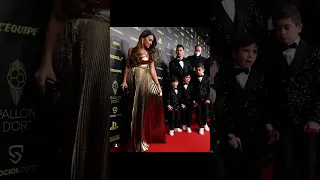 7F | Messi Family Are So Beautiful In Ballon d’Or 2021 #shorts