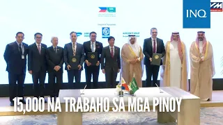 US $ 120 milyong agreements nakuha ni Pangulong Marcos sa Saudi Arabia | Chona Yu