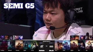 WBG vs BLG - Game 5 | Semi Finals LoL Worlds 2023 | Weibo Gaming vs Bilibili Gaming - G5 full