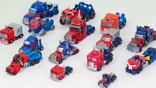 Transformers Movie G1 Prime RID Animatied Cybertron Mini Optimums Prime Truck Vehicle Car Robot Toys