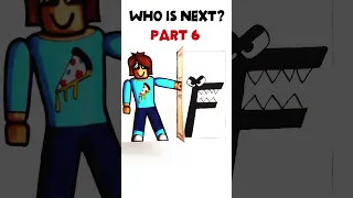 Who is next? Part 6 #roblox #alphabetlore #robloxdoors #papercraft #toonymoonyart