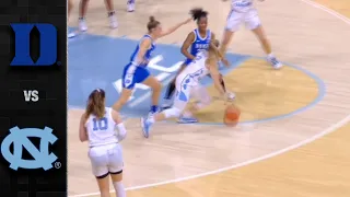 Duke vs. North Carolina Women's Basketball Highlights (2021-22)