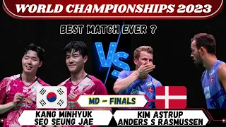 Kang/Seo (KOR) vs Astrup/Rasmussen (DEN) #worldchampionships2023