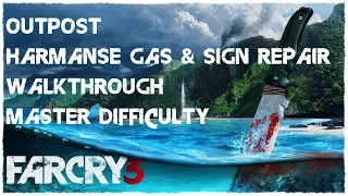 Far Cry 3 Walkthrough - Outpost: Harmanse Gas And Sign Repair(Master Difficulty)