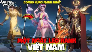 VUX MỘT NGÀY LEO RANK VỚI BIỆT ĐỘI VIỆT NAM COMBO HÙNG MẠNH NHẤT LIÊN QUÂN MOBILE