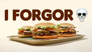 Burger King Ad But He Has Severe Dementia