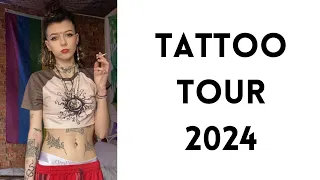 UPDATED TATTOO TOUR 2024 (Spiritual, nature designs) | Biddle