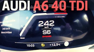 Audi A6 40 TDI Quattro C8 Avant 204 HP 🚀 | Acceleration & TOP SPEED