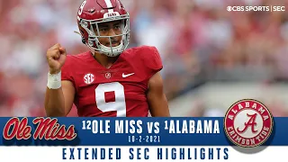 #1 Alabama vs #12 Ole Miss: Extended Highlights | CBS Sports HQ