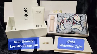 Dior Beauty Loyalty Program Gold Welcome Gifts 😍🎁