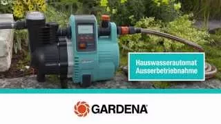 GARDENA Ausserbetriebnahme Hauswasserautomaten