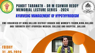Pandit Taranath - Dr Eshwara Reddy memorial lecture series 2024