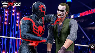 Wwe 2k22 - Spider Man vs The Joker