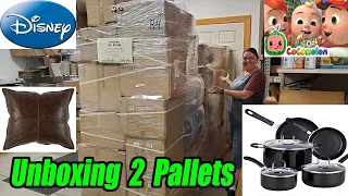 Unboxing 2 pallets in the same video! Home décor, Curious George, Coco Melon, Puzzles & more!