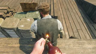 🔥🧨[4K] Dynamite & Fire Bottle Gameplay #54 - Red Dead Redemption 2