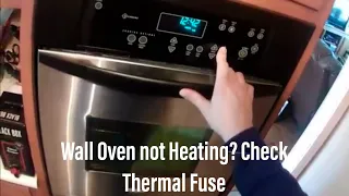 Wall Oven Not Heating