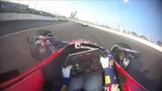 VISOR CAM: Graham Rahal at Texas Motor Speedway