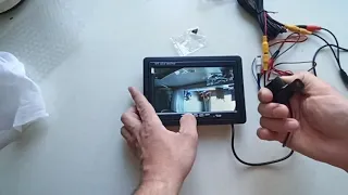Обзор монитора и фронтальной камеры авто (бабочка) .