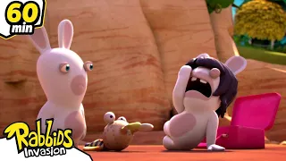 Por qué estás tan triste Rabbid ? | Rabbids La Invasión| Nueva compilación 1H | Cartoon para niños