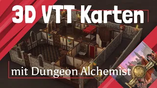 Dungeon Alchemist - schnelle 3D Karten für Rollenspiele