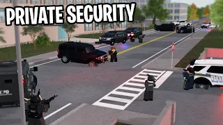 Private security for Mayor - CRIMINALS BLOCK IN | Liberty County Roleplay (Roblox)