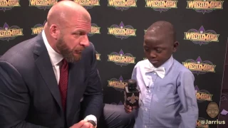 Jarrius takes over WWE WrestleMania media day