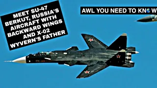 SU-47 Berkut: Russia's Aircraft With Backward Wings #shorts