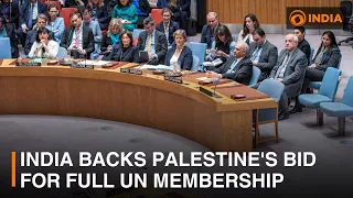 India backs Palestine's bid for full UN membership | More updates | DD India