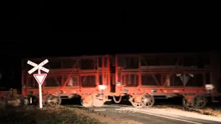 Australian Steam Trains: K190 & K153 Double K class to Maldon at Night