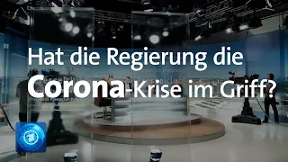 ARD Presseclub: Strategien gegen Corona – hat die Regierung die Krise im Griff?