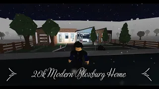 20k Modern Bloxburg House (NO GAMEPASSES) | 19.2k