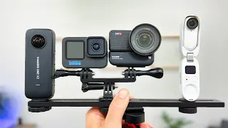 GoPro HERO 10 vs Insta360 GO 2 vs ONE X2 vs ONE R 1-inch!