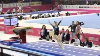 Veronica WAGNER SWE, Vault Senior Qualification, European Gymnastics Championships 2012