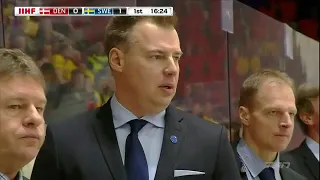 IIHF Junior WC 2015-2016 Group Stage Sweden vs Denmark (30 Dec 2015)