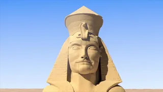 الأهرامات المصرية ,  فيلم رسوم متحركة قصير بطريقة مضحكة