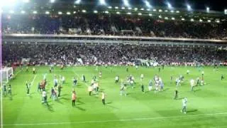 West Ham v Millwall Penalty Junior Stanislas - PITCH INVASION