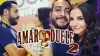 Martha Higareda y Luis Fernando Peña ¿Grabando AMAR TE DUELE 2?