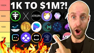 🔥20 "TINY" MICRO CRYPTO COINS WITH 100-1000X POTENTIAL BY 2026?! (MICROCAP MILLIONAIRE TIER LIST) 📈🚀