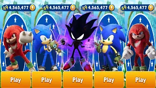 Sonic Dash - Dark Sonic vs Movie Knuckles vs Movie Boscage Maze Sonic vs All Bosses Zazz Eggman
