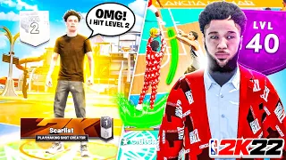 LEVEL 40 (LEGEND) HELPS A LEVEL 1 (ROOKIE) REP UP IN THE PARK ON NBA 2K22! *EMOTIONAL* REP UP 2K22!