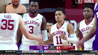 TRAE YOUNG THE 3 POINT GOD!!!! OKLAHOMA SOONERS VS TCU REMATCH!!! OT