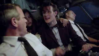 The Doctor And Clara Pilot A Plane | The Bells Of Saint John | Doctor Who